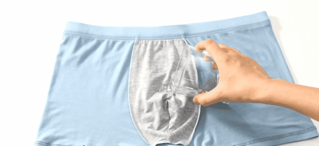 Men\'s textured solid color ice silk mid-rise boxer shorts