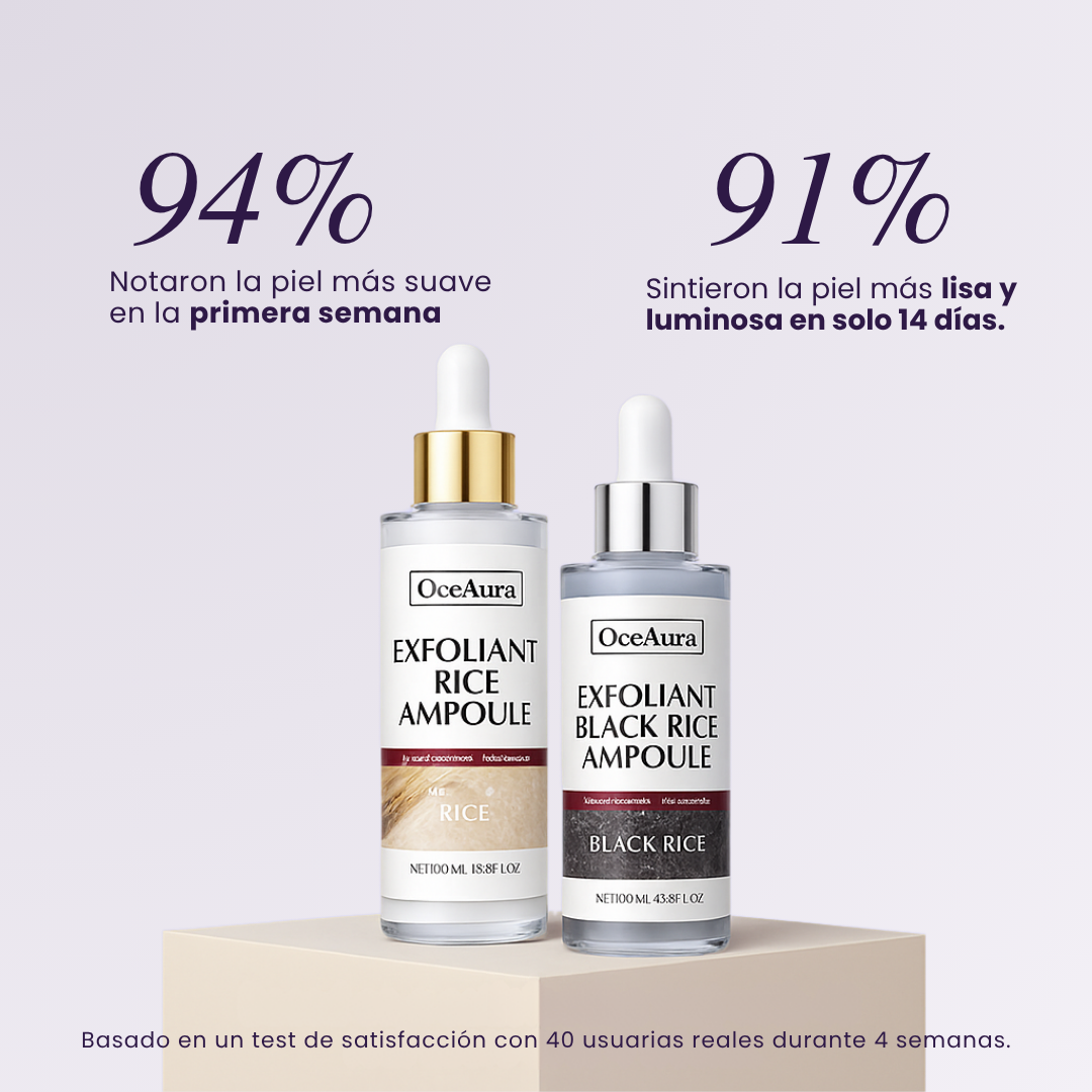 Ampolla Exfoliante con Arroz — Luminosidad Radiante