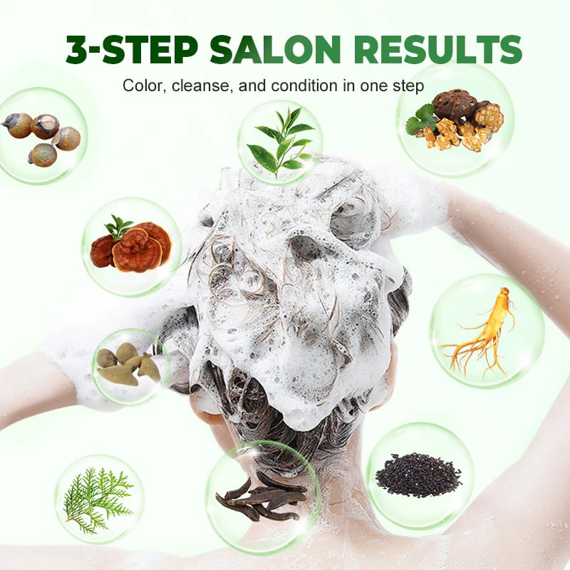 🎁2025 New Hot Sale 49% OFF💖3-In-1 Botanical Hair Coloring Cream