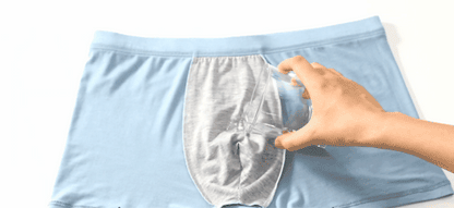 Men\'s textured solid color ice silk mid-rise boxer shorts
