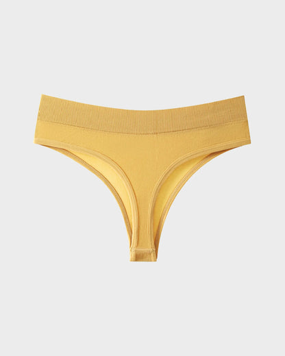 Comfort Seamless Sport Thong Panties (9 Pack)