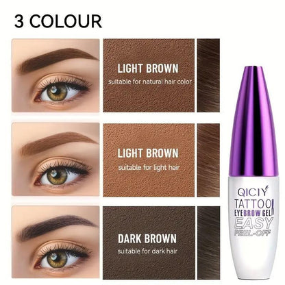 Waterproof Peel-Off Brow Tint (Black/Brown)